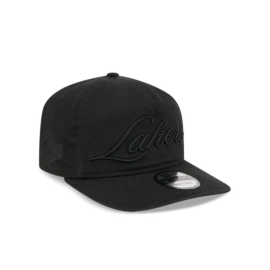 Los Angeles Lakers All Black Scripted 19TWENTY Adjustable Hat - New Era Cap