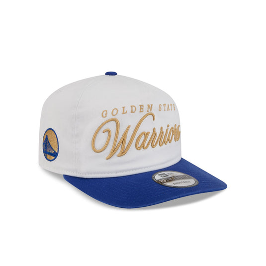 Golden State Warriors Gold Scripted 19TWENTY Adjustable Hat - New Era Cap