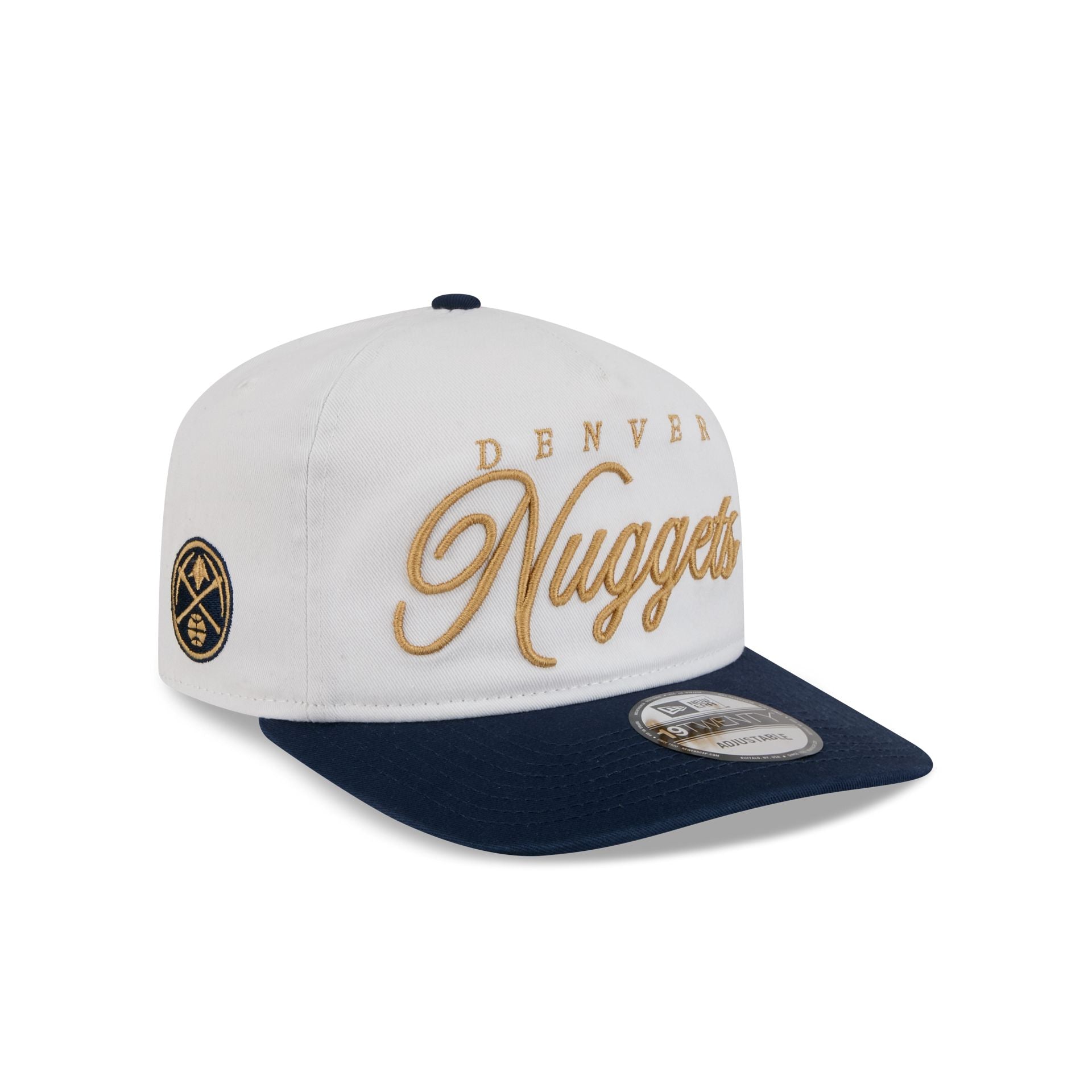 Denver Nuggets Gold Scripted 19TWENTY Adjustable Hat