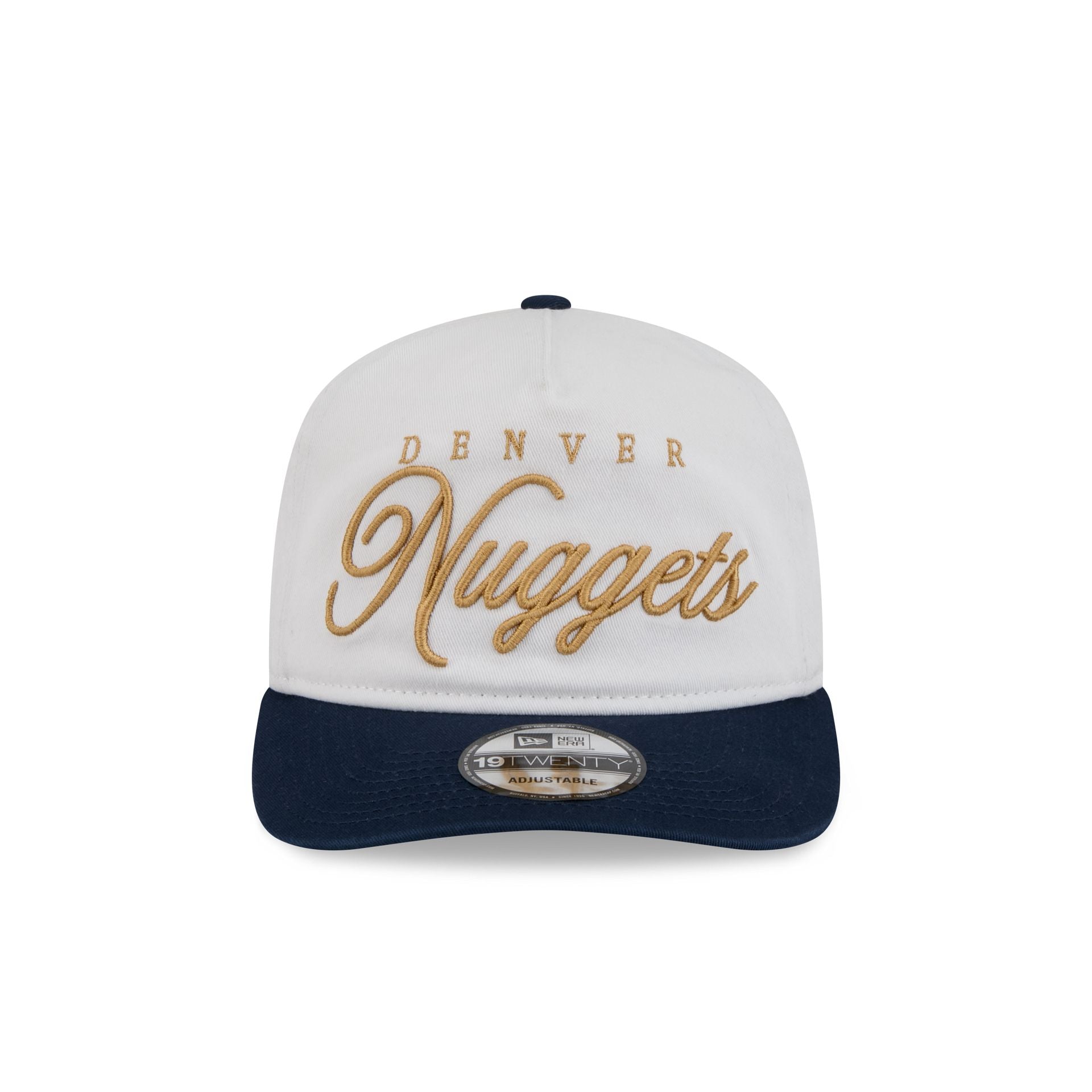 Denver Nuggets Gold Scripted 19TWENTY Adjustable Hat