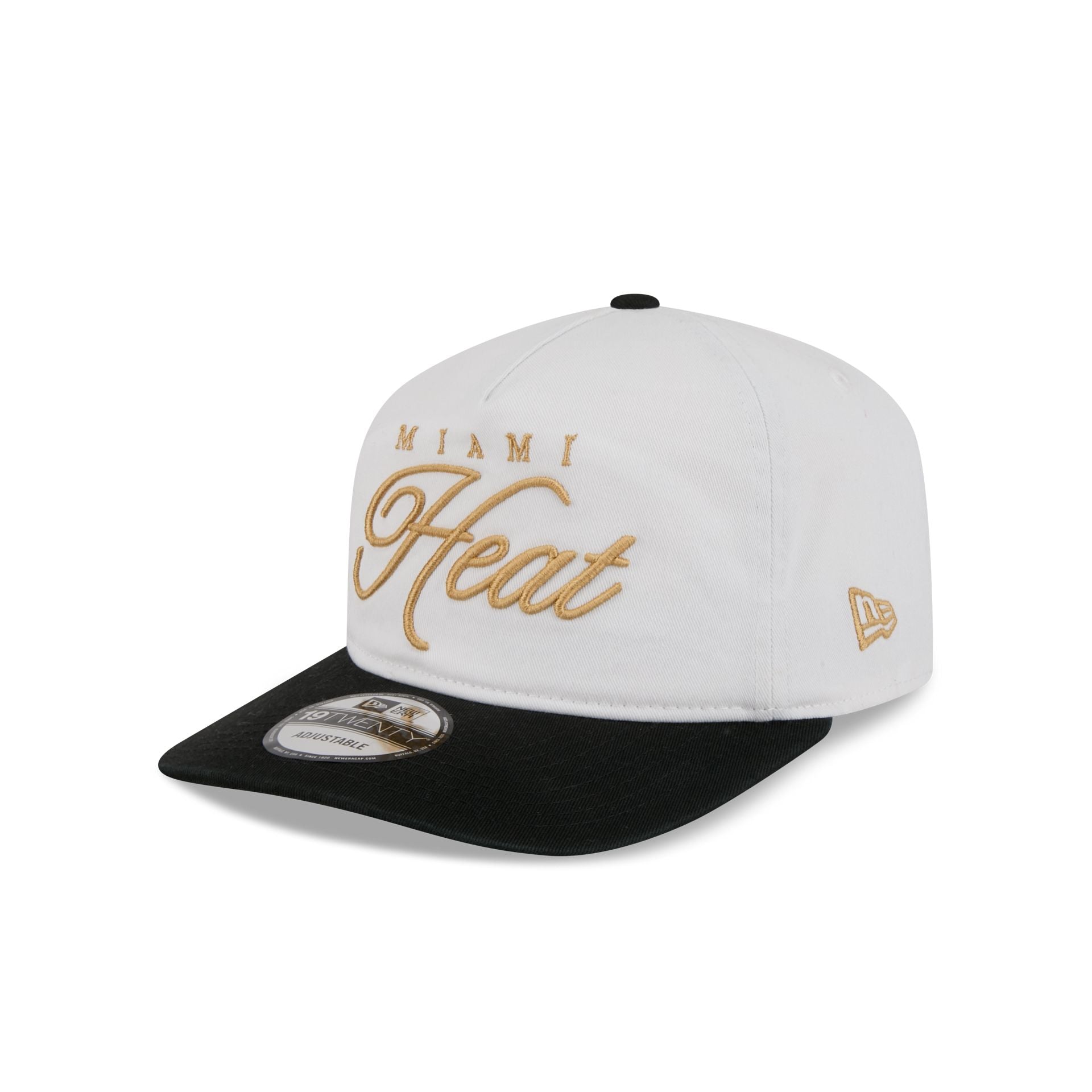 Miami Heat Gold Scripted 19TWENTY Adjustable Hat