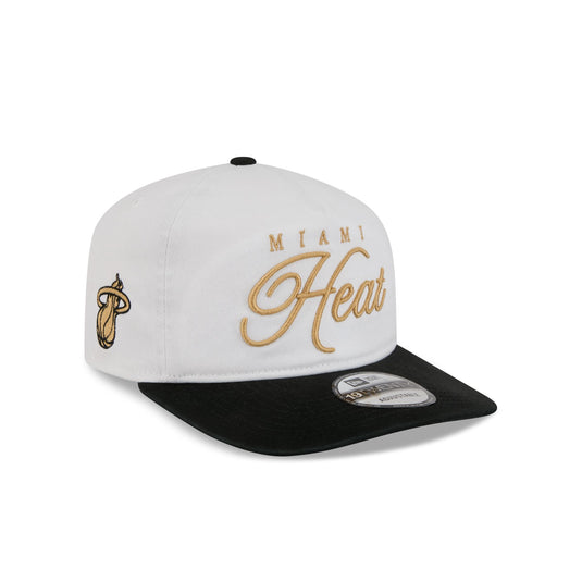 Miami Heat Gold Scripted 19TWENTY Adjustable Hat - New Era Cap