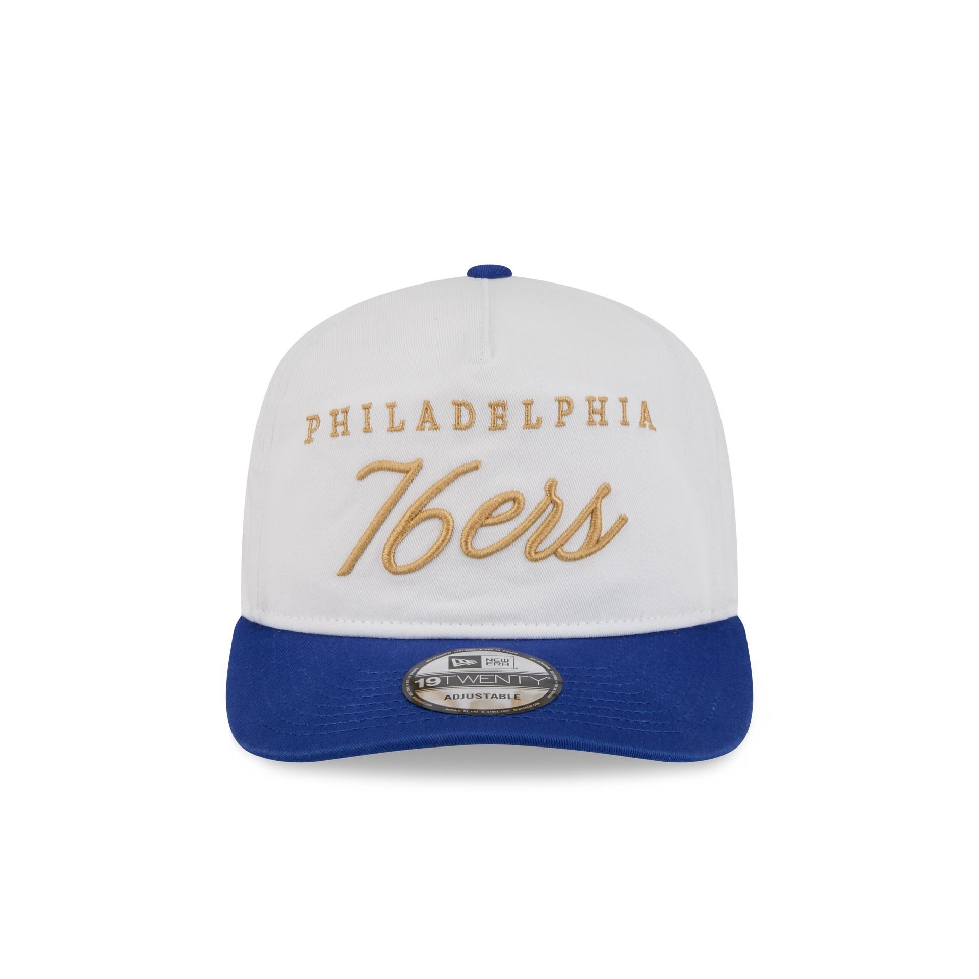Philadelphia 76ers Gold Scripted 19TWENTY Adjustable Hat
