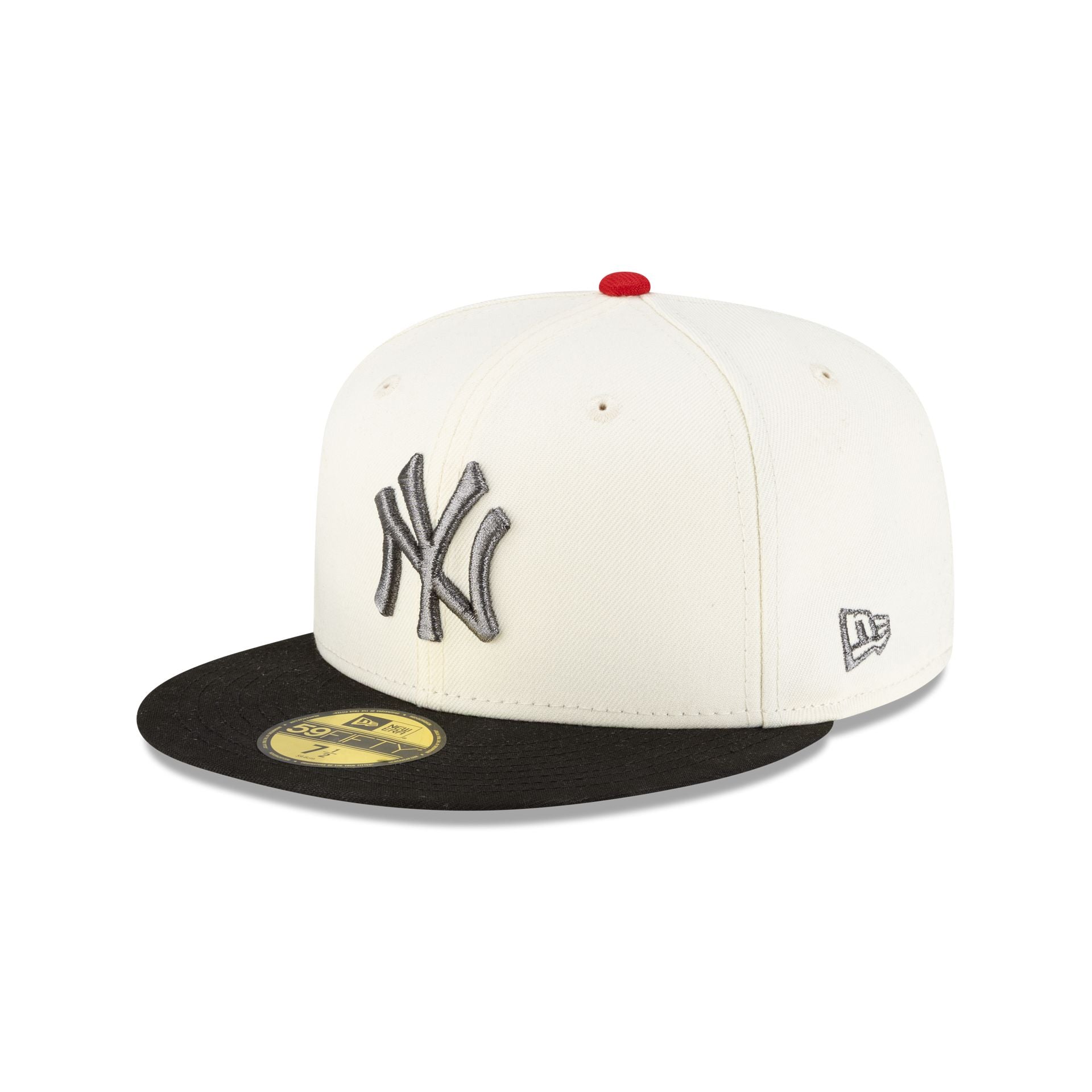 帽子 NEW YORK YANKEES 59FIFTY CHROME WHITE Nigel Sylvester x New York Yankees Chrome White 59FIFTY Fitted Hat