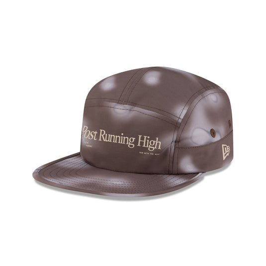 Hermanos Koumori Post Running High Brown Camper Adjustable Hat - New Era Cap