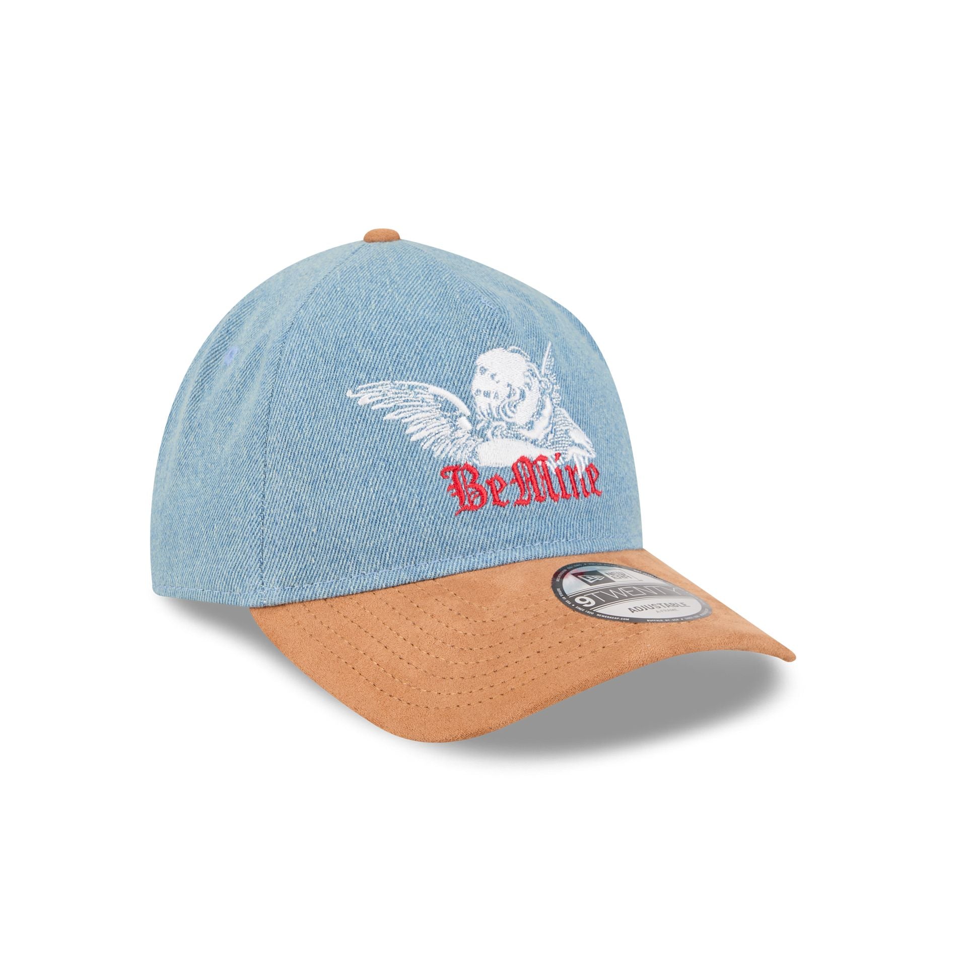 New Era Cap Be Mine Denim Cherub 9TWENTY A-Frame Adjustable Hat