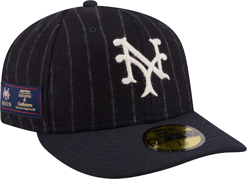 New York Giants Pinstripe Merino & Cashmere Moon 59FIFTY Fitted Hat