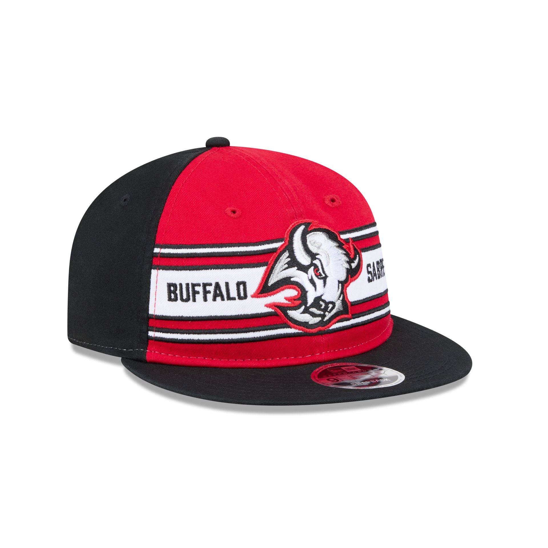 Buffalo Sabres Team Stripes Retro Crown 9FIFTY Snapback Hat
