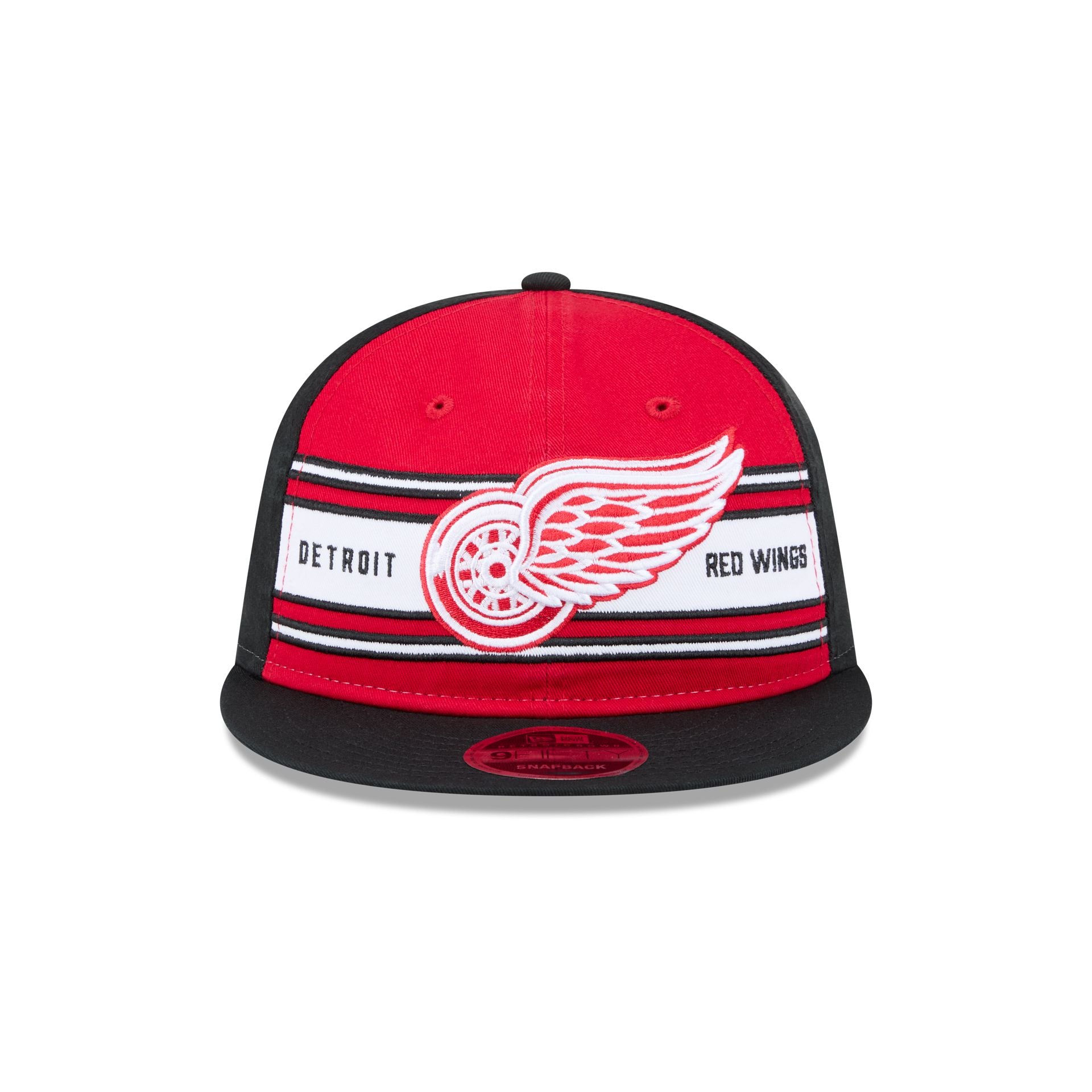 Detroit Red Wings Team Stripes Retro Crown 9FIFTY Snapback Hat