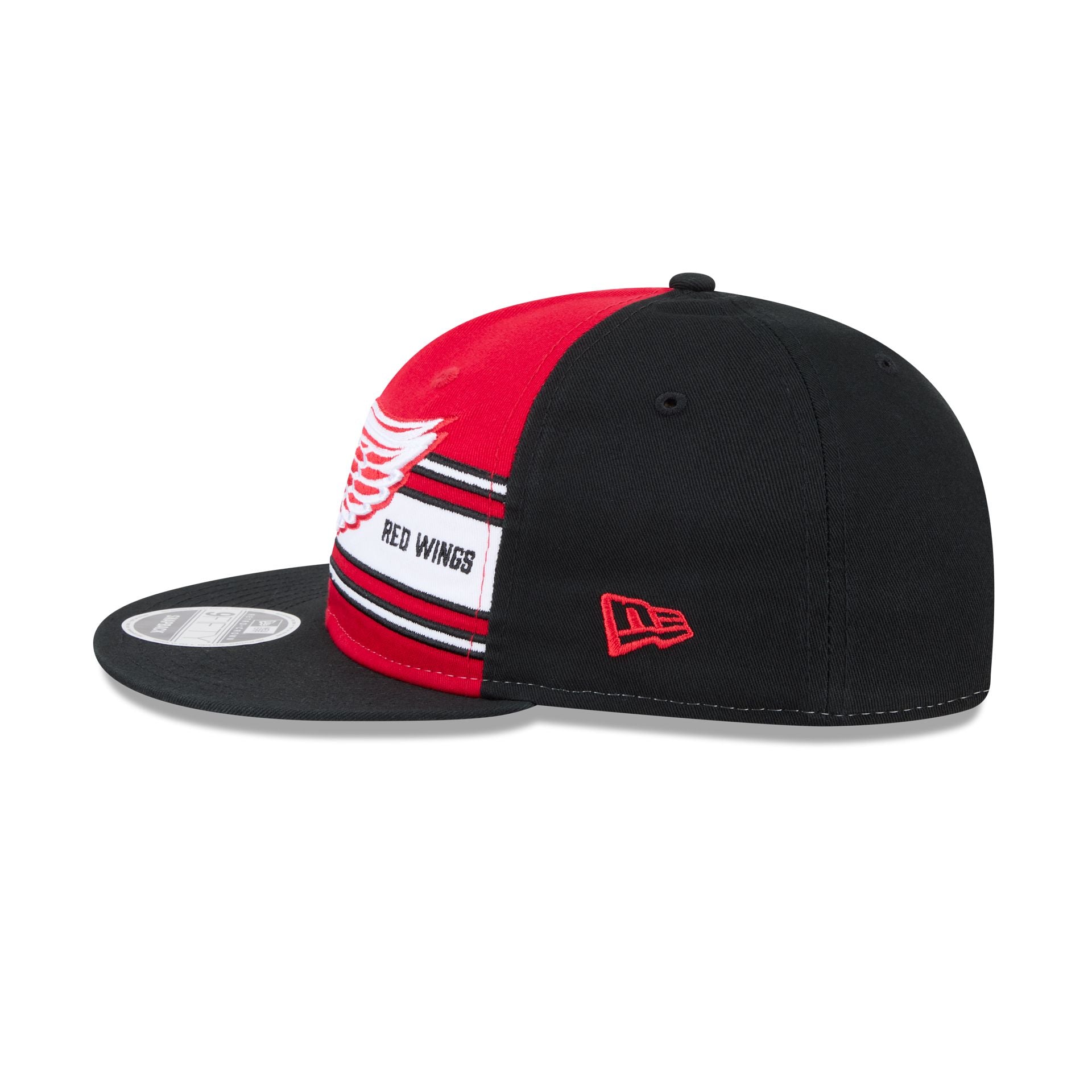 Detroit Red Wings Team Stripes Retro Crown 9FIFTY Snapback Hat