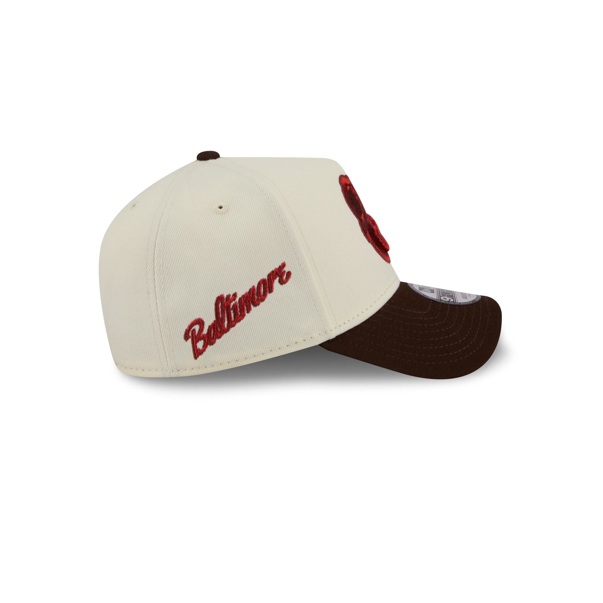 Baltimore Orioles City Script 9FORTY A-Frame Snapback Hat