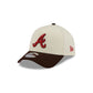 Atlanta Braves City Script 9FORTY A-Frame Snapback Hat