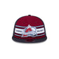 Colorado Avalanche Team Stripes Retro Crown 9FIFTY Snapback Hat