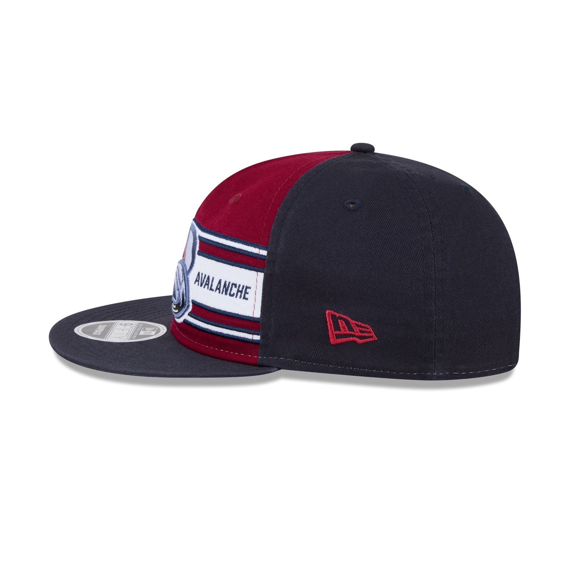 Colorado Avalanche Team Stripes Retro Crown 9FIFTY Snapback Hat