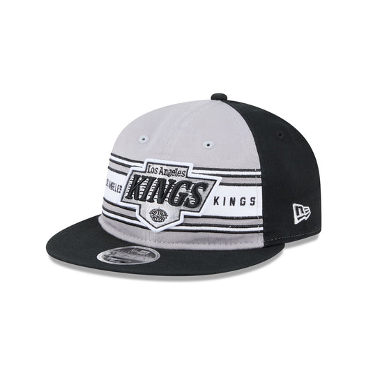Los Angeles Kings Team Stripes Retro Crown 9FIFTY Snapback Hat - New Era Cap