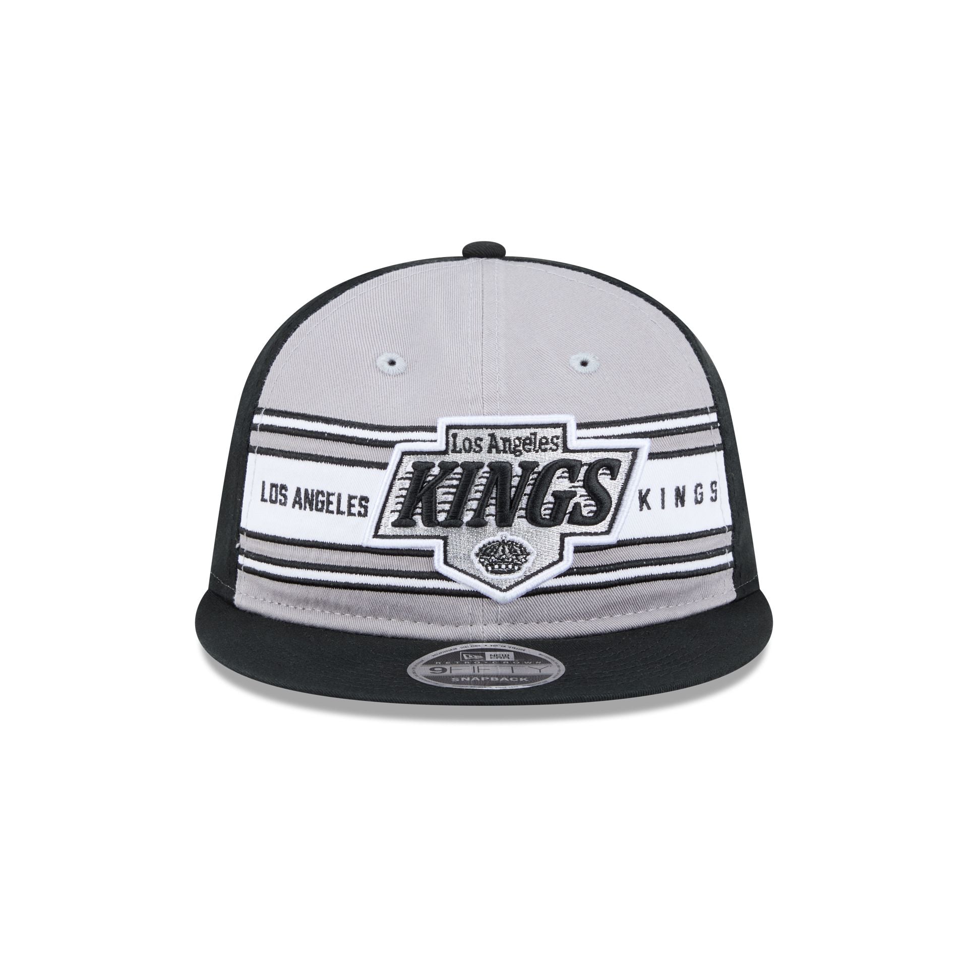 Los Angeles Kings Team Stripes Retro Crown 9FIFTY Snapback Hat