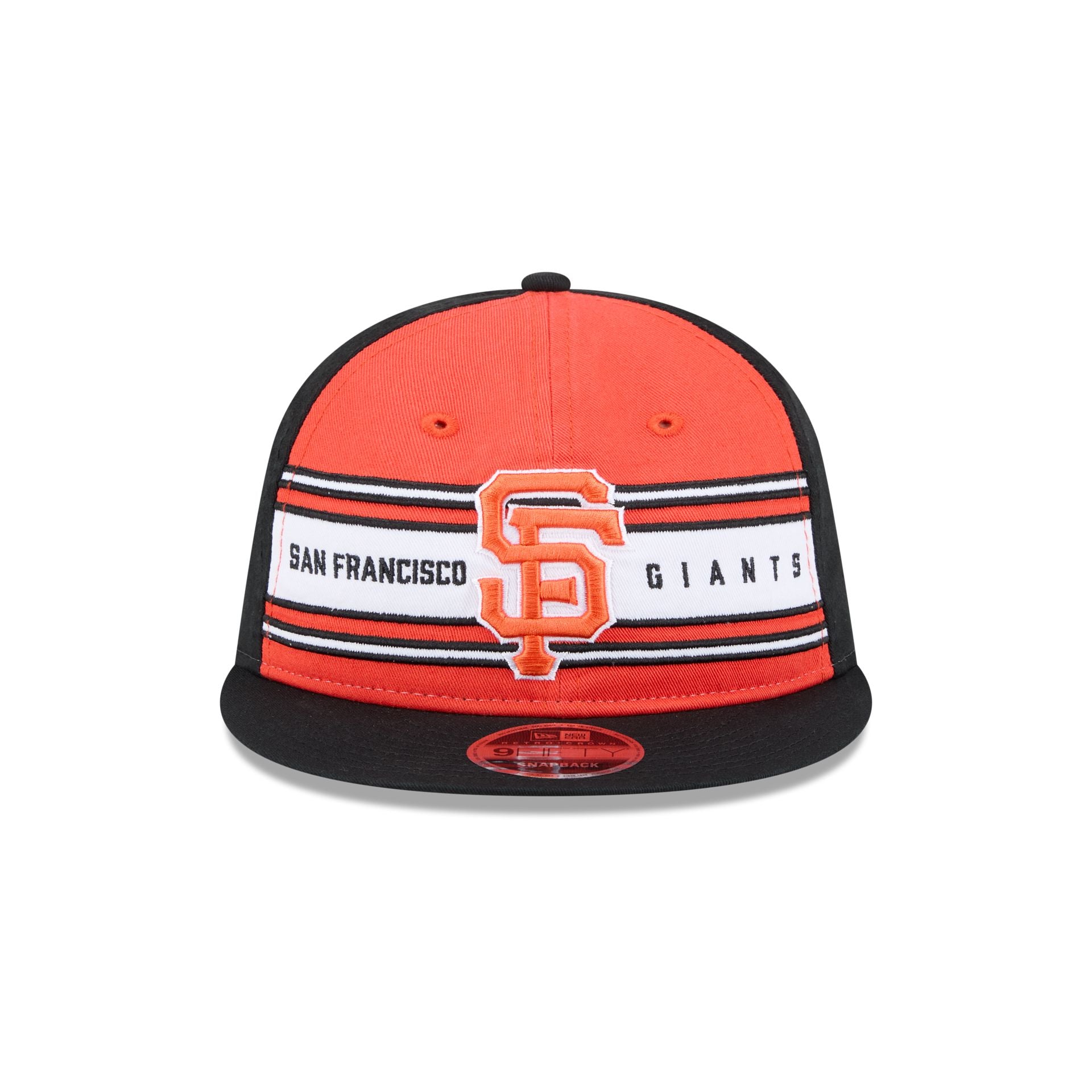 San Francisco Giants Team Stripes Retro Crown 9FIFTY Snapback Hat