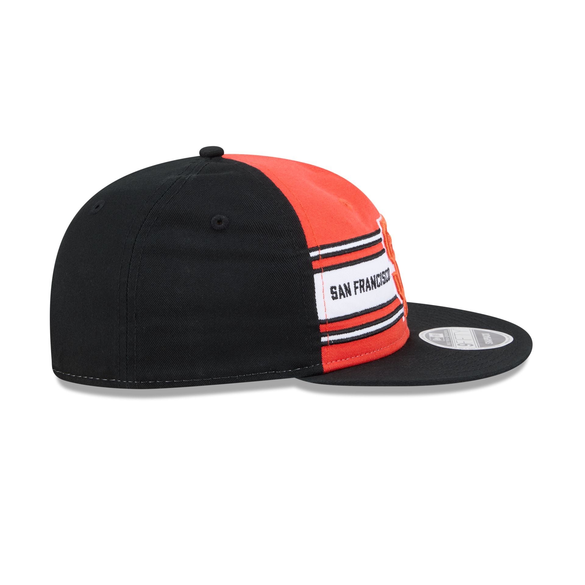 San Francisco Giants Team Stripes Retro Crown 9FIFTY Snapback Hat