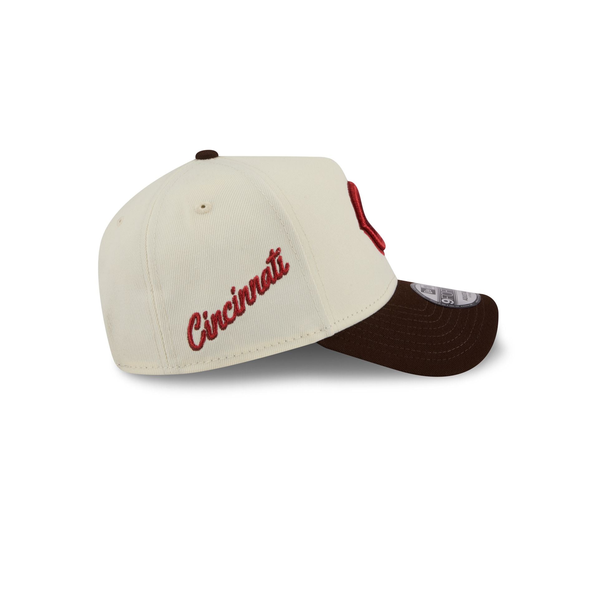 Cincinnati Reds City Script 9FORTY A-Frame Snapback Hat
