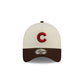 Chicago Cubs City Script 9FORTY A-Frame Snapback Hat