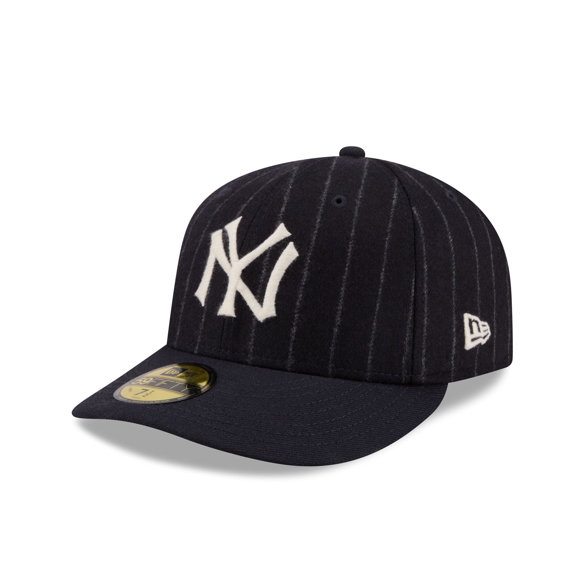 New York Yankees Pinstripe Merino & Cashmere Moon 59FIFTY Fitted Hat