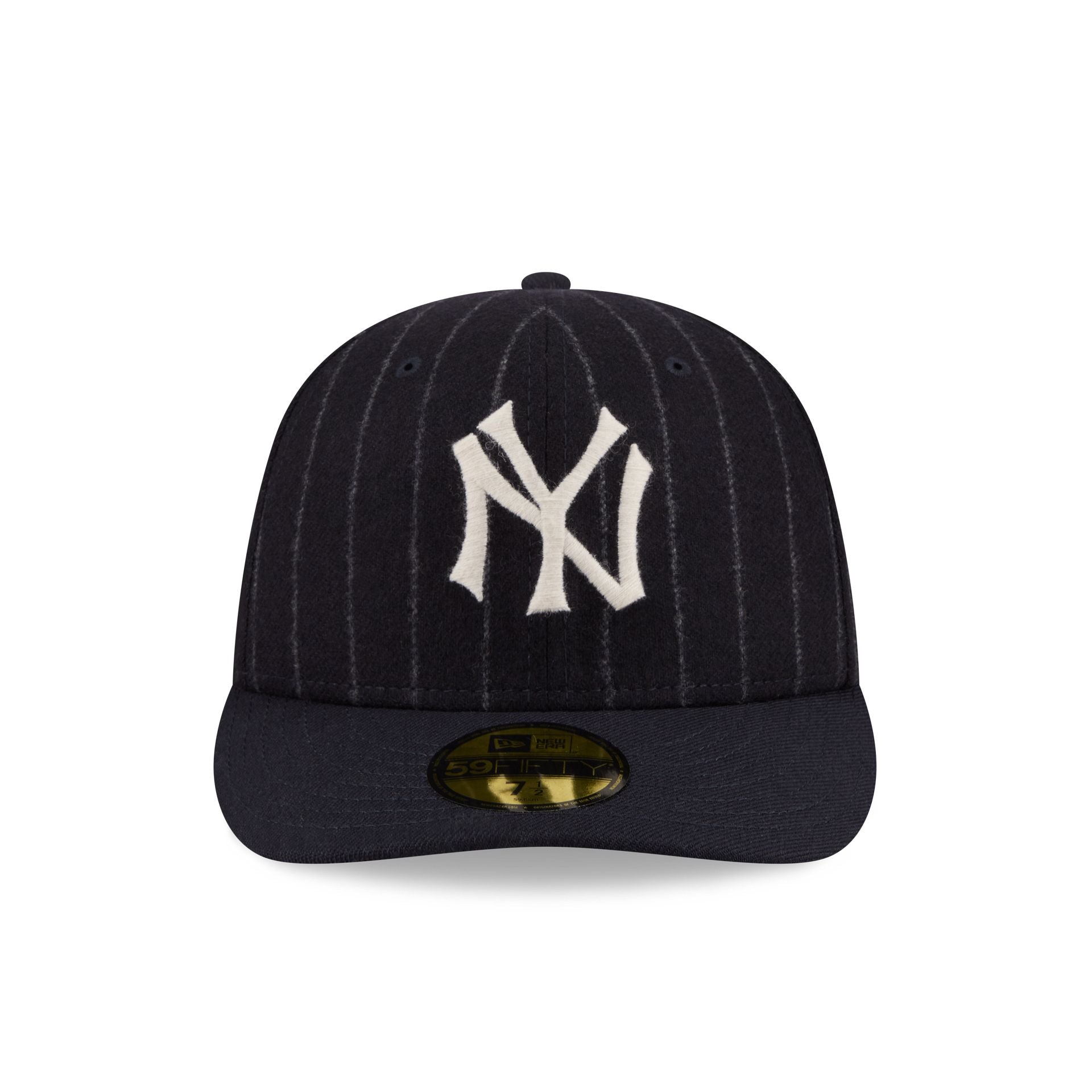 New York Yankees Pinstripe Merino & Cashmere Moon 59FIFTY Fitted Hat