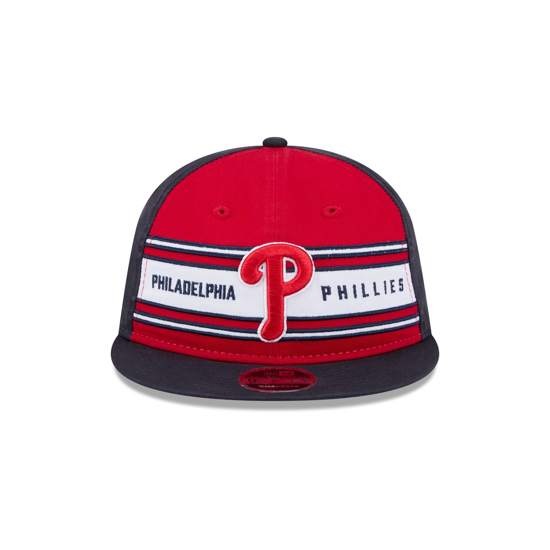 Philadelphia Phillies Team Stripes Retro Crown 9FIFTY Snapback Hat