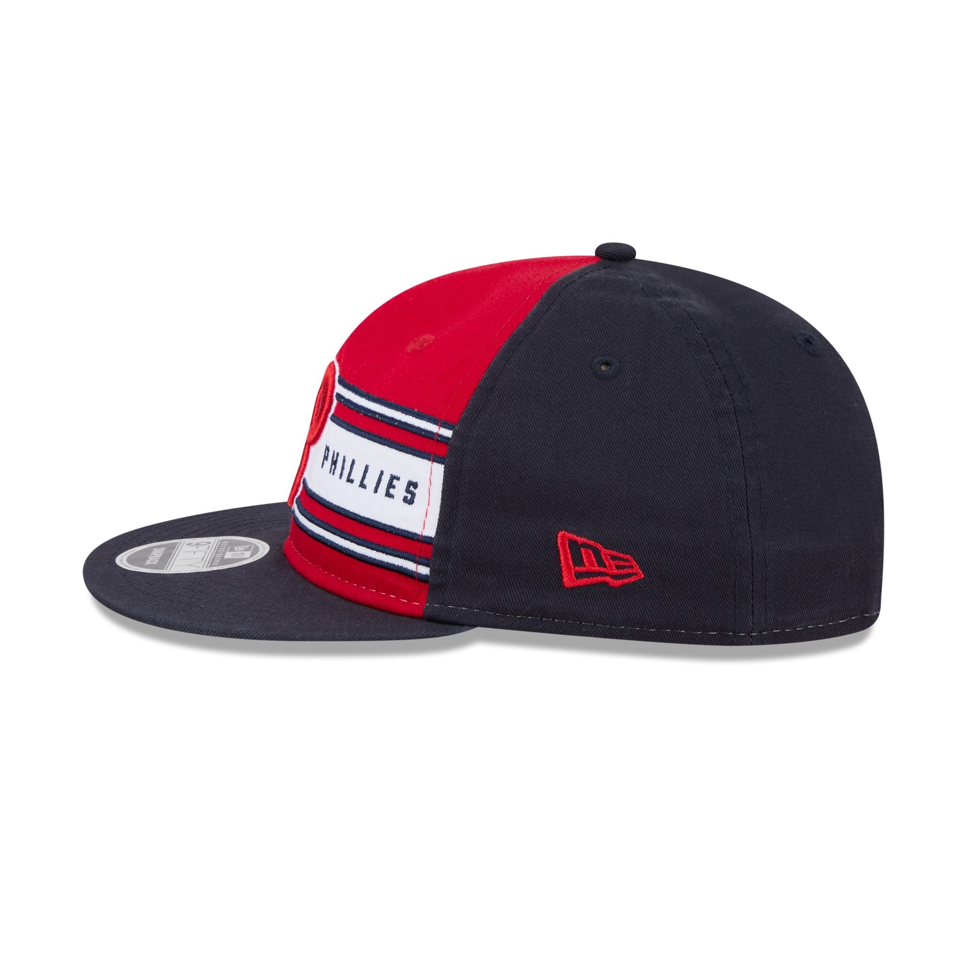 Philadelphia Phillies Team Stripes Retro Crown 9FIFTY Snapback Hat