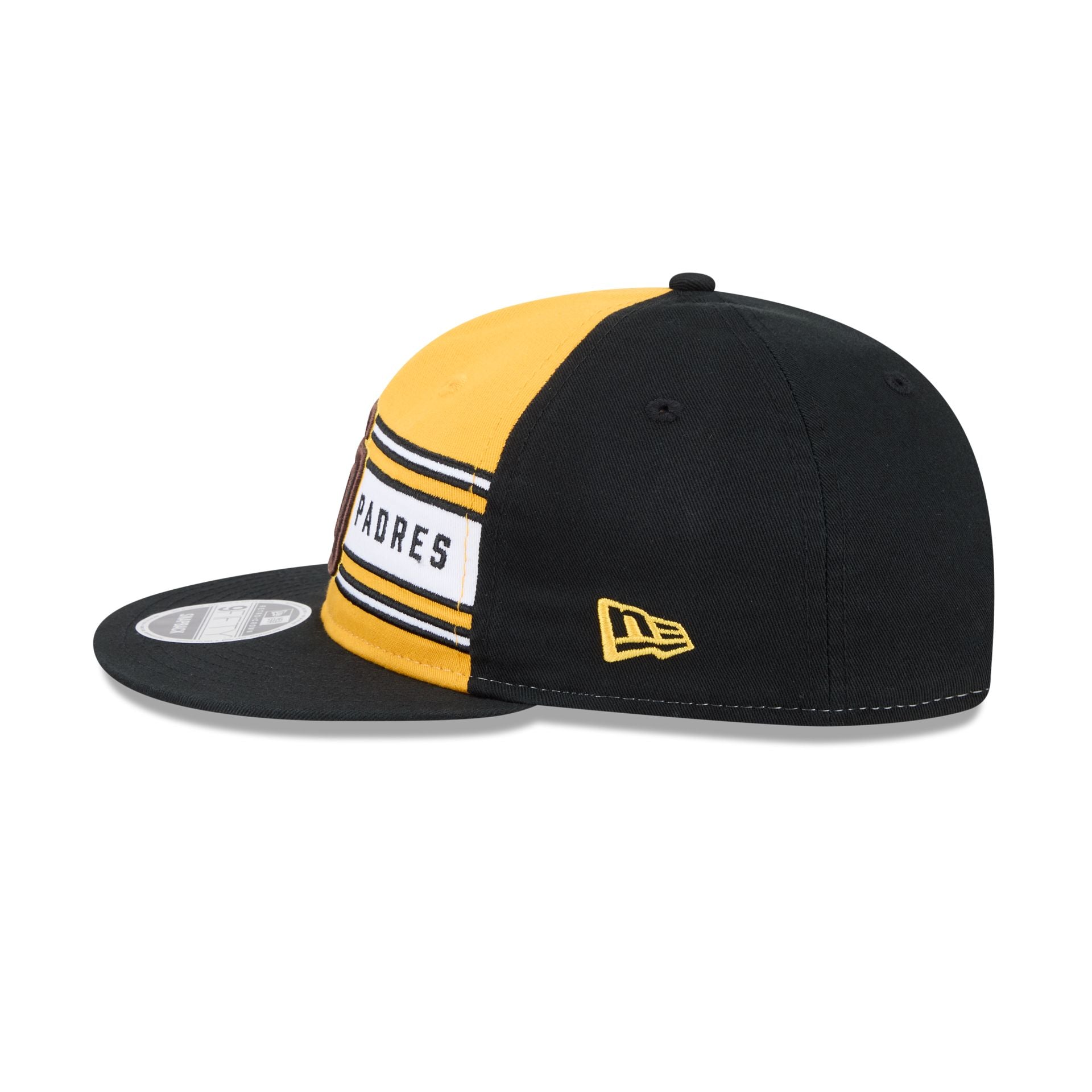San Diego Padres Team Stripes Retro Crown 9FIFTY Snapback Hat
