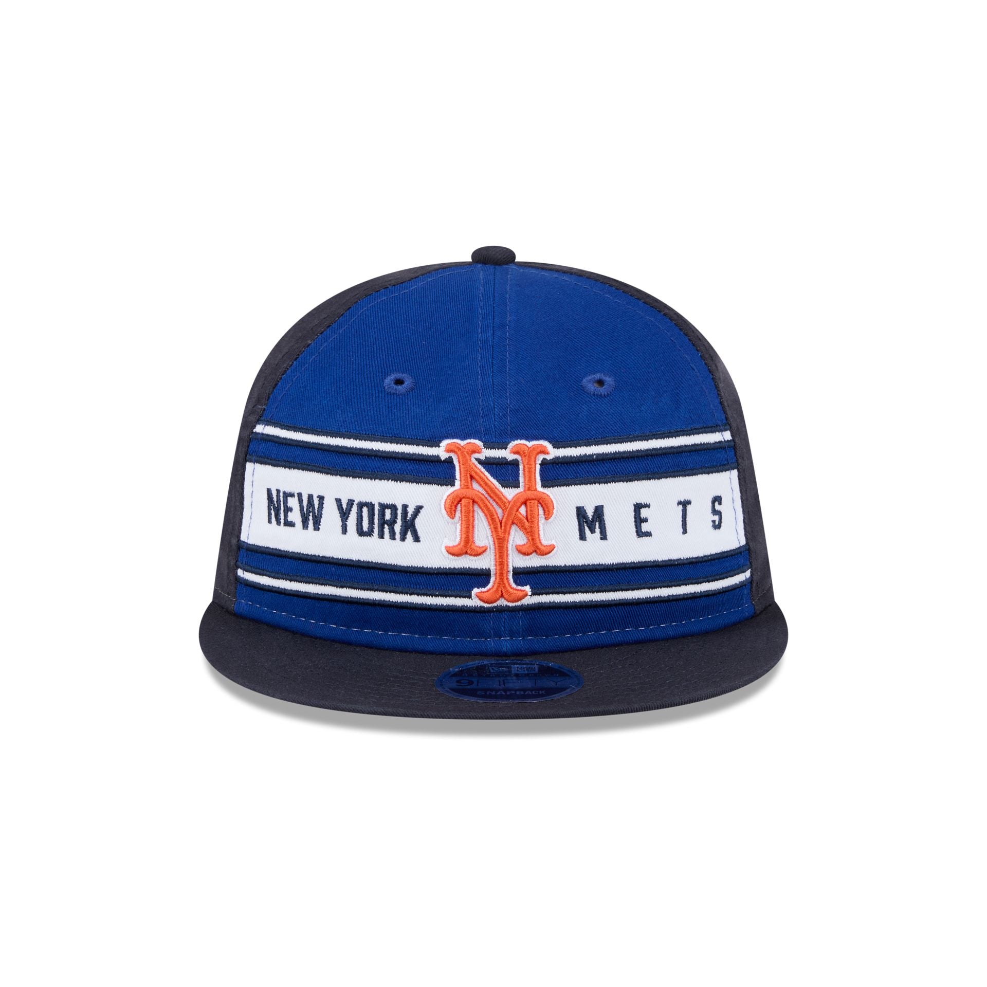 New York Mets Team Stripes Retro Crown 9FIFTY Snapback Hat
