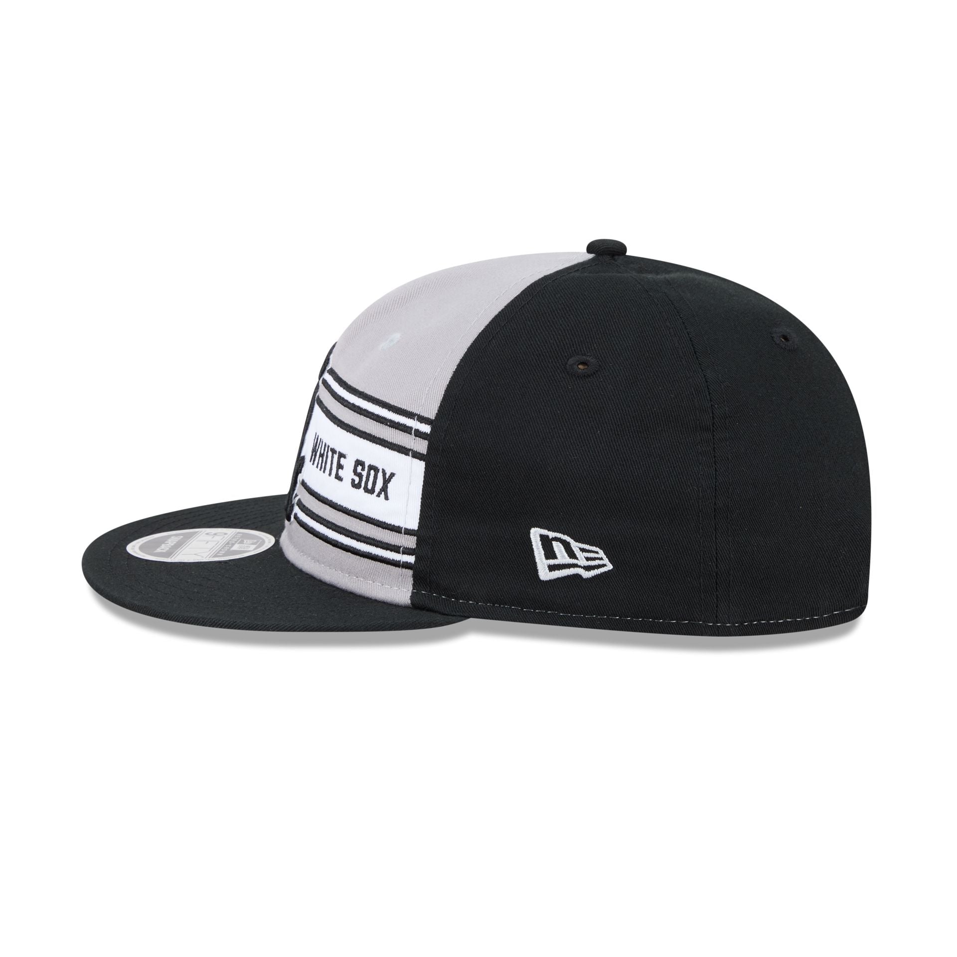 Chicago White Sox Team Stripes Retro Crown 9FIFTY Snapback Hat