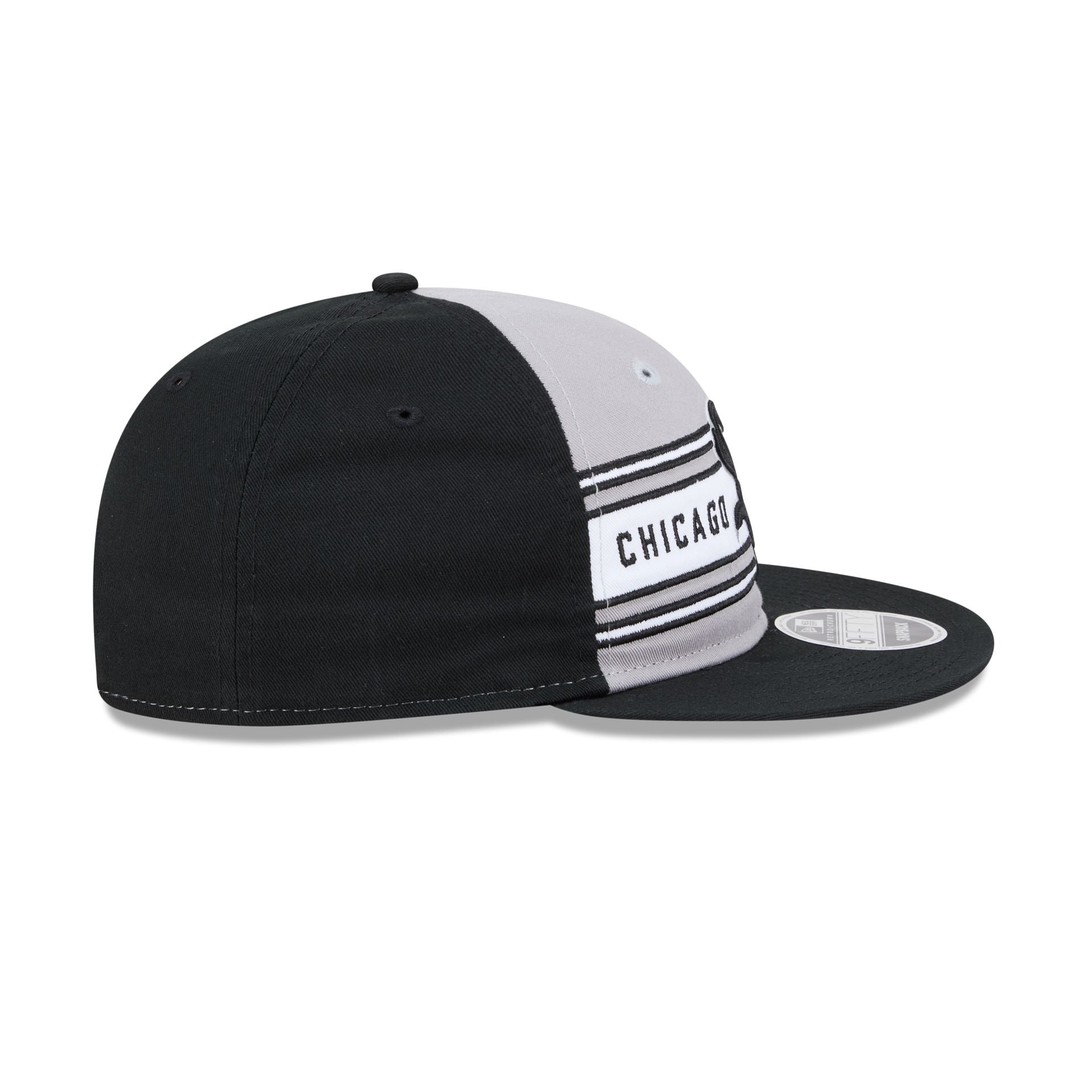 Chicago White Sox Team Stripes Retro Crown 9FIFTY Snapback Hat