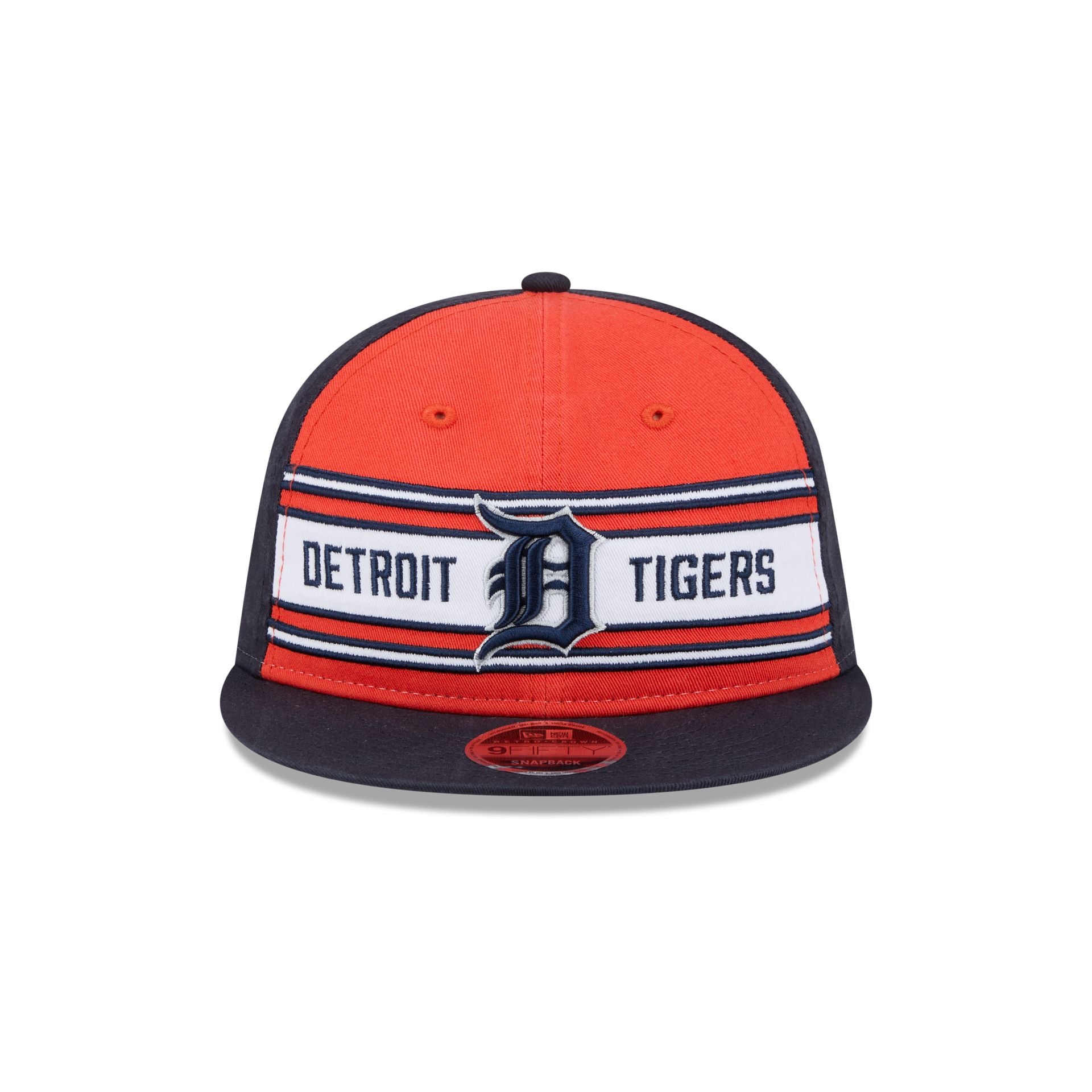 Detroit Tigers Team Stripes Retro Crown 9FIFTY Snapback Hat