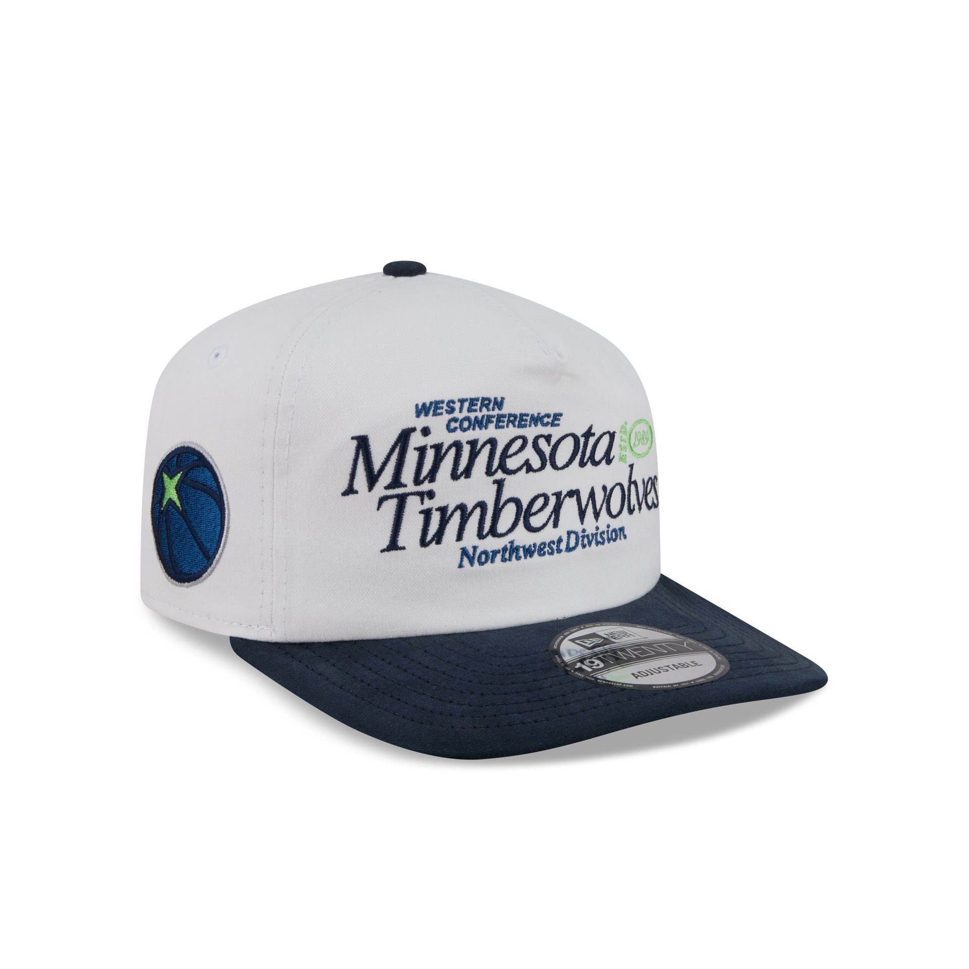 Minnesota Timberwolves Conference Script 19TWENTY Snapback Hat