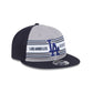 Los Angeles Dodgers Team Stripes Retro Crown 9FIFTY Snapback Hat