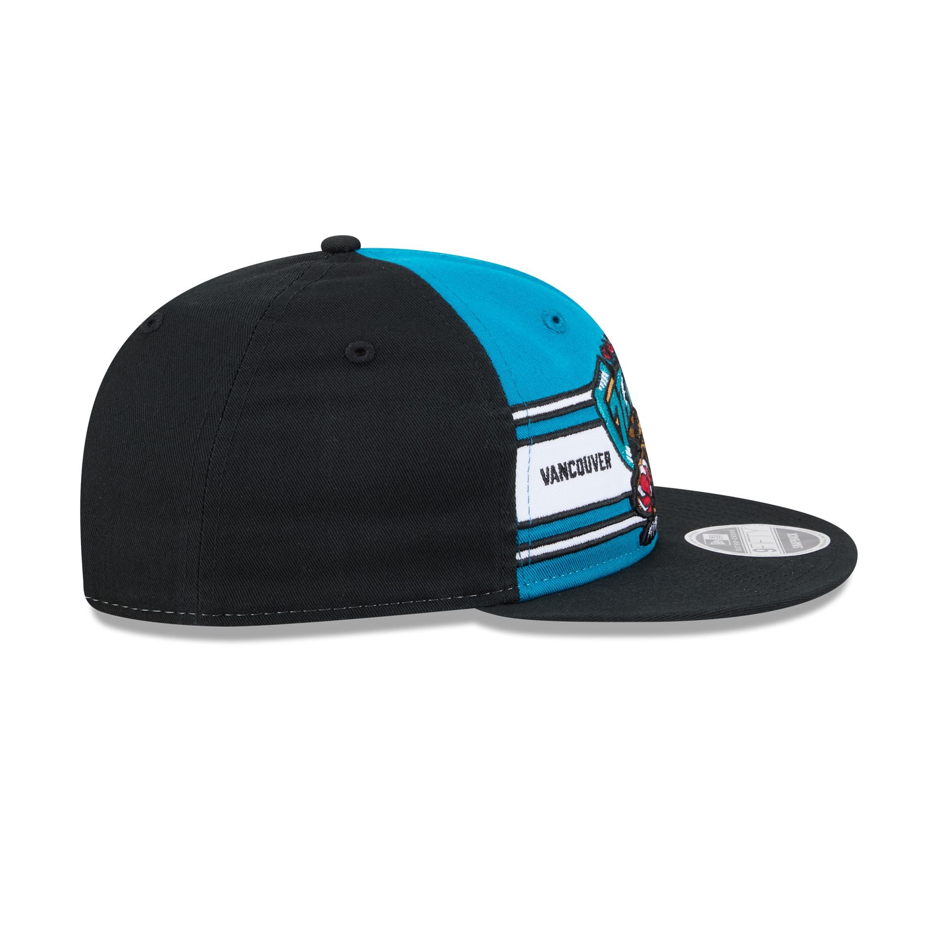 Vancouver Grizzlies Team Stripes Retro Crown 9FIFTY Snapback Hat