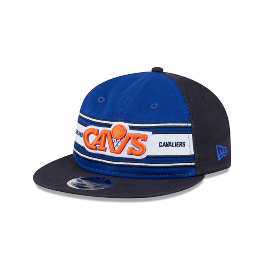 Cleveland Cavaliers Team Stripes Retro Crown 9FIFTY Snapback Hat - New Era Cap