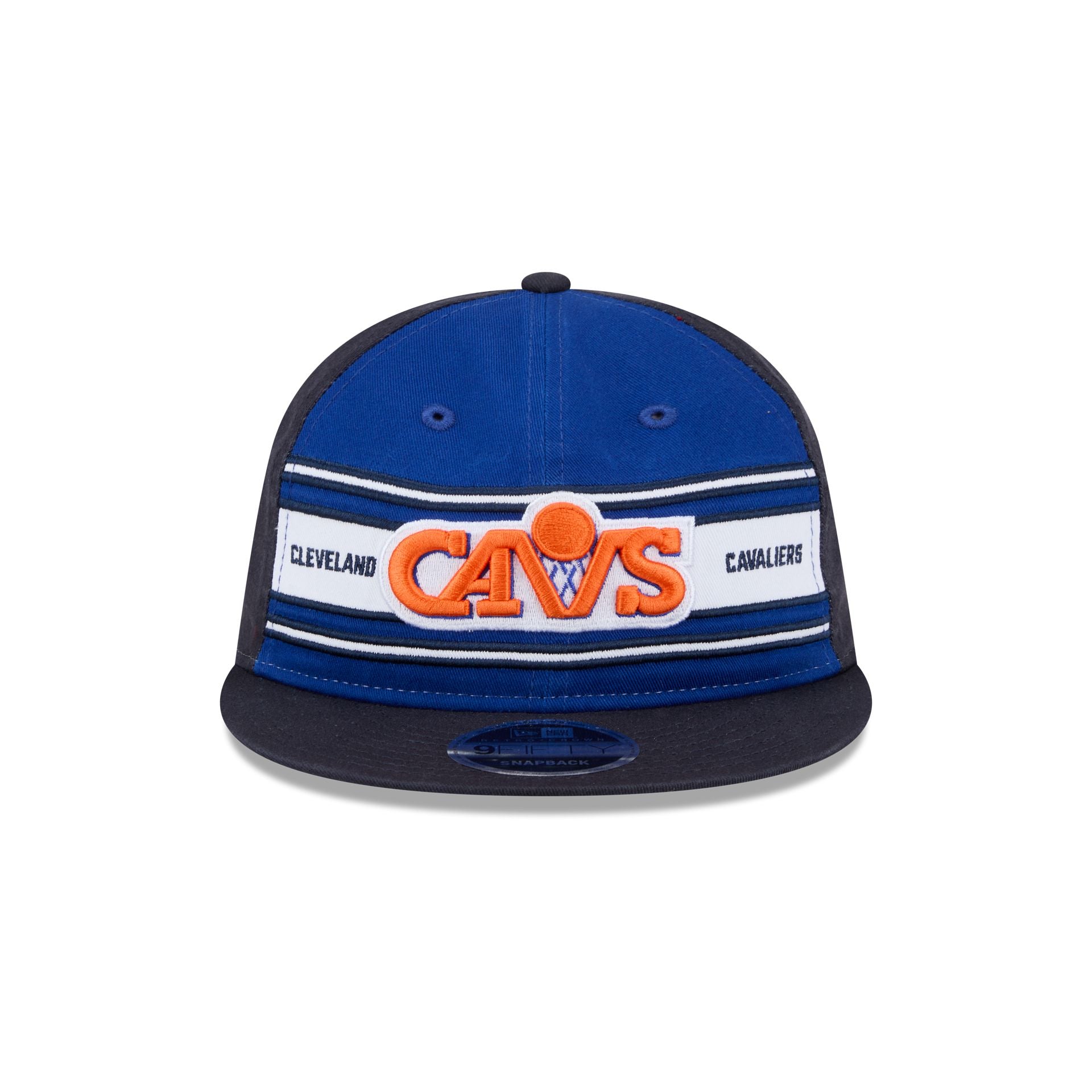 Cleveland Cavaliers Team Stripes Retro Crown 9FIFTY Snapback Hat