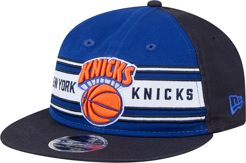 New York Knicks Team Stripes Retro Crown 9FIFTY Snapback Hat