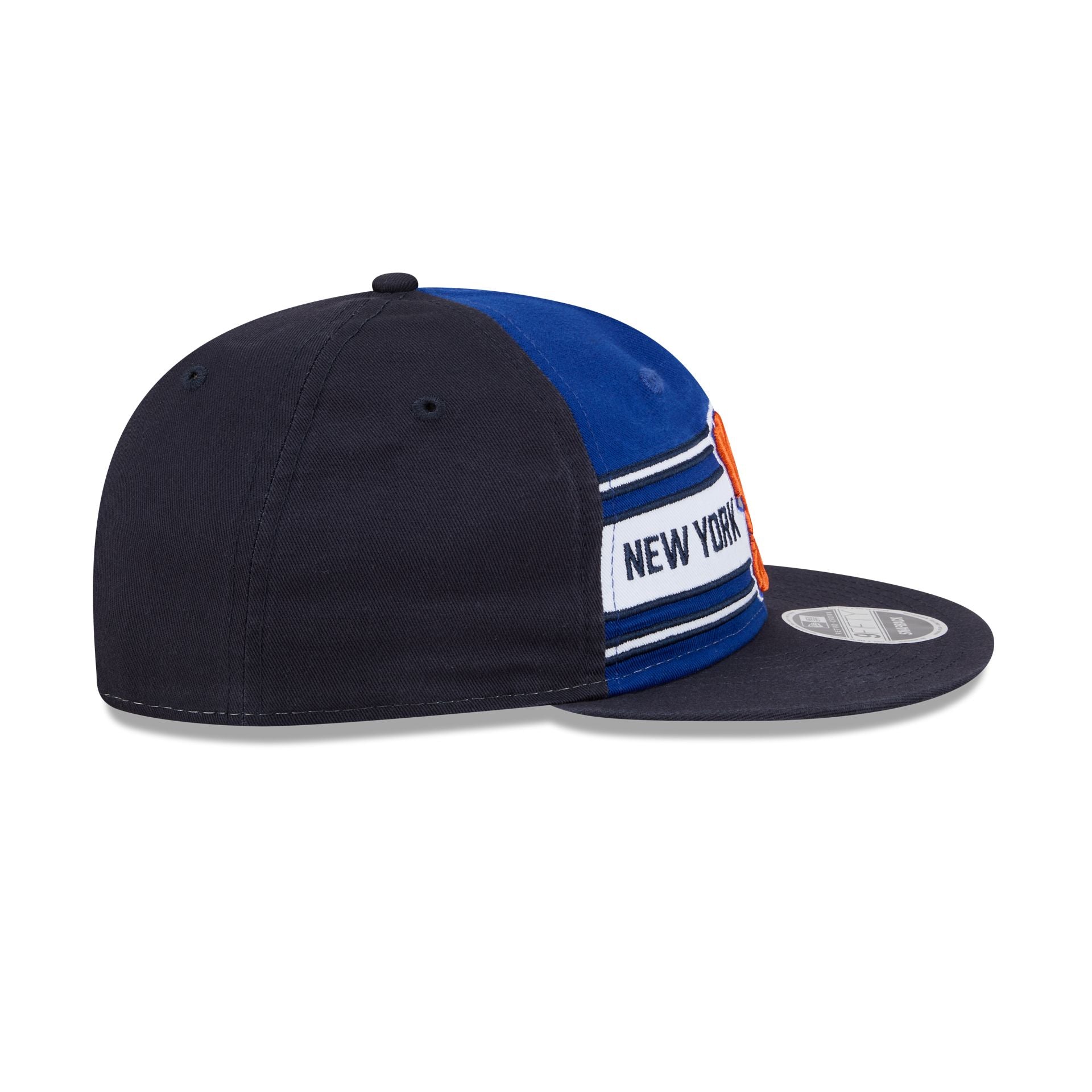 New York Knicks Team Stripes Retro Crown 9FIFTY Snapback Hat