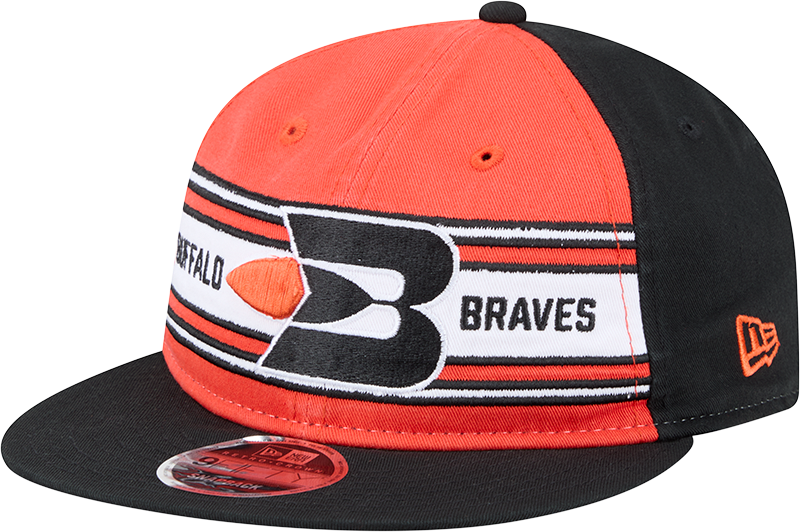 Buffalo Braves Team Stripes Retro Crown 9FIFTY Snapback Hat
