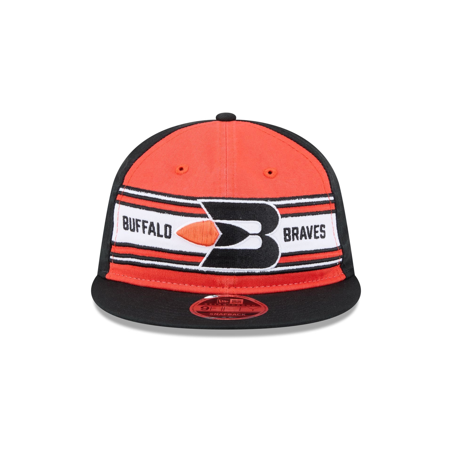 Buffalo Braves Team Stripes Retro Crown 9FIFTY Snapback Hat