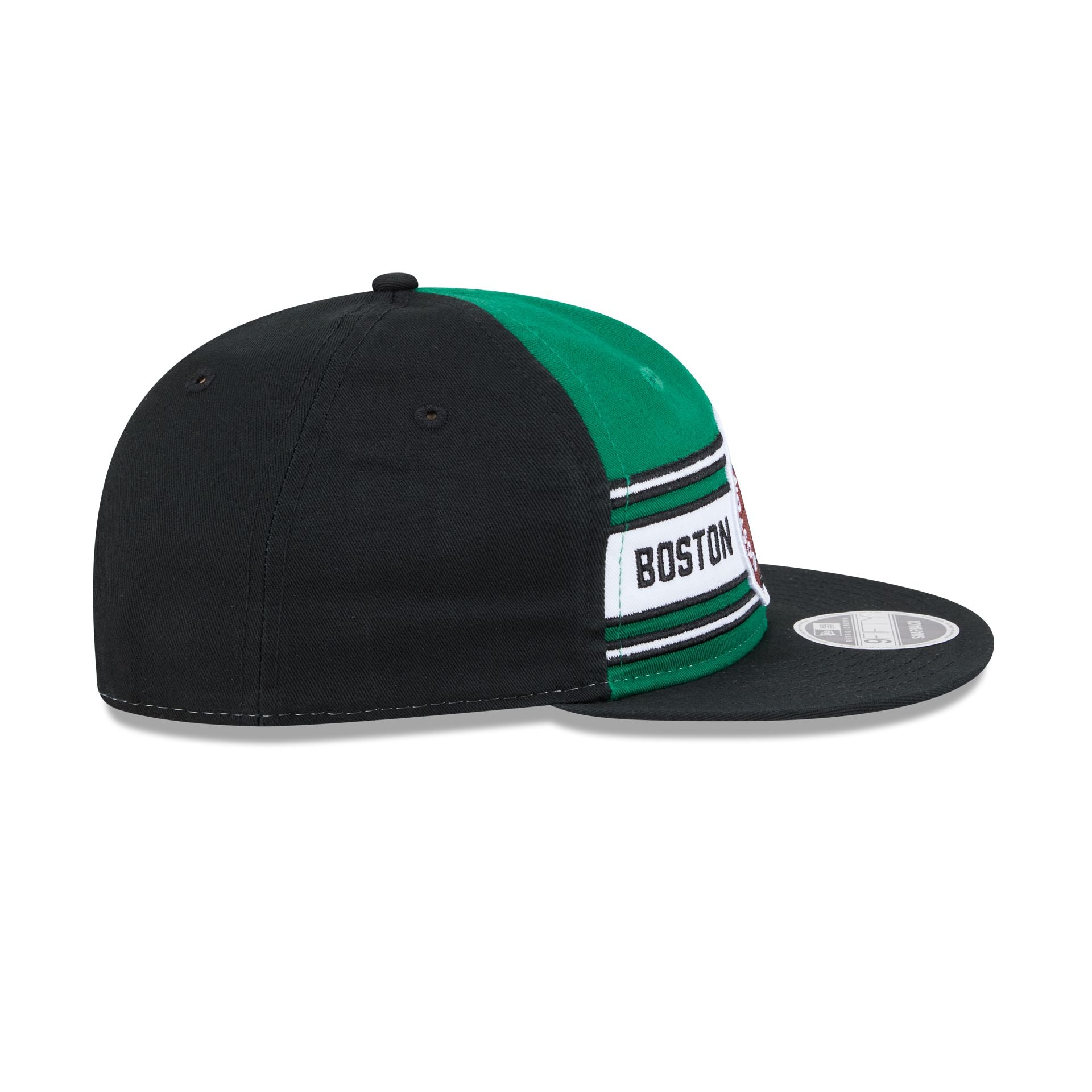 Boston Celtics Team Stripes Retro Crown 9FIFTY Snapback Hat