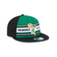 Milwaukee Bucks Team Stripes Retro Crown 9FIFTY Snapback Hat