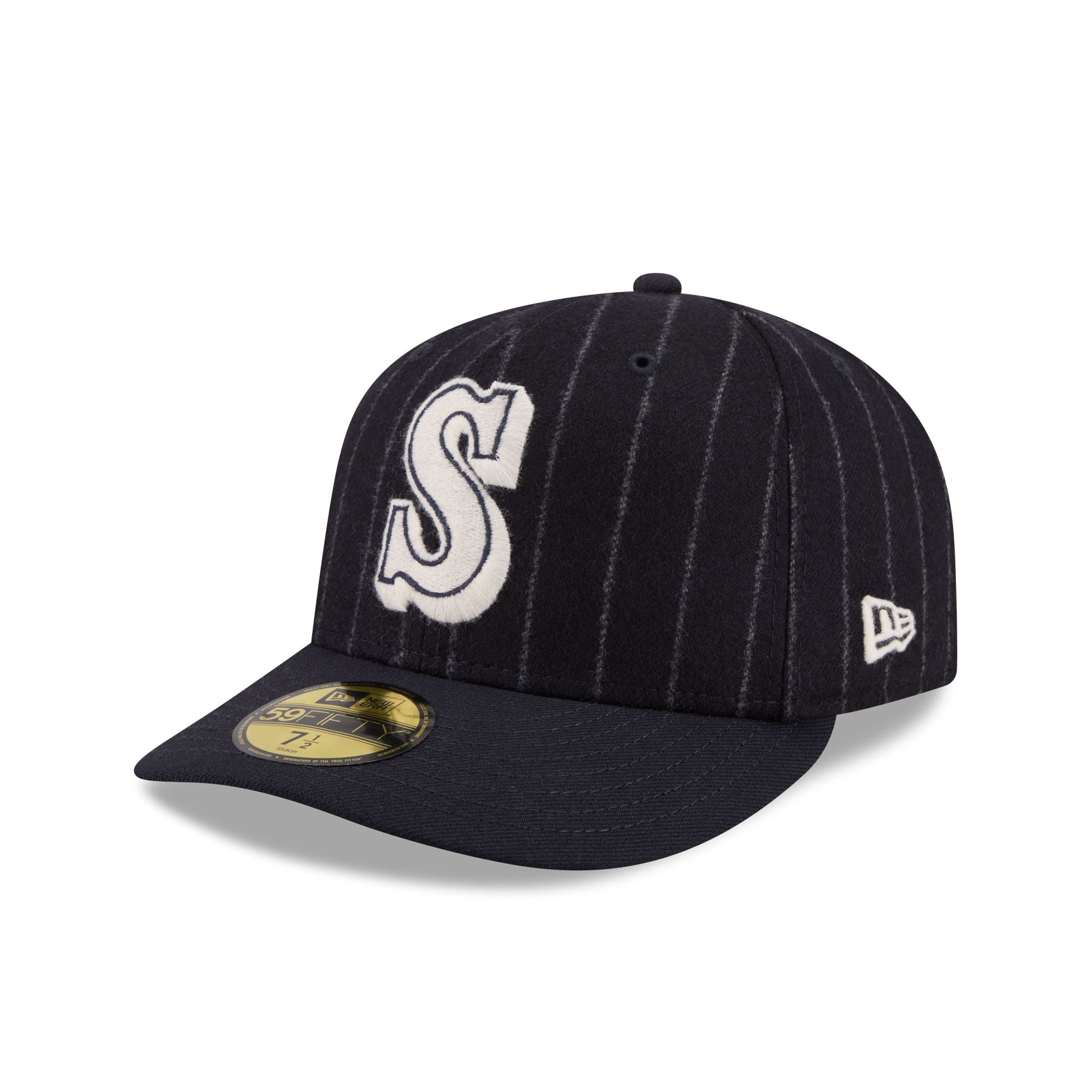 Seattle Mariners Pinstripe Merino & Cashmere Moon 59FIFTY Fitted