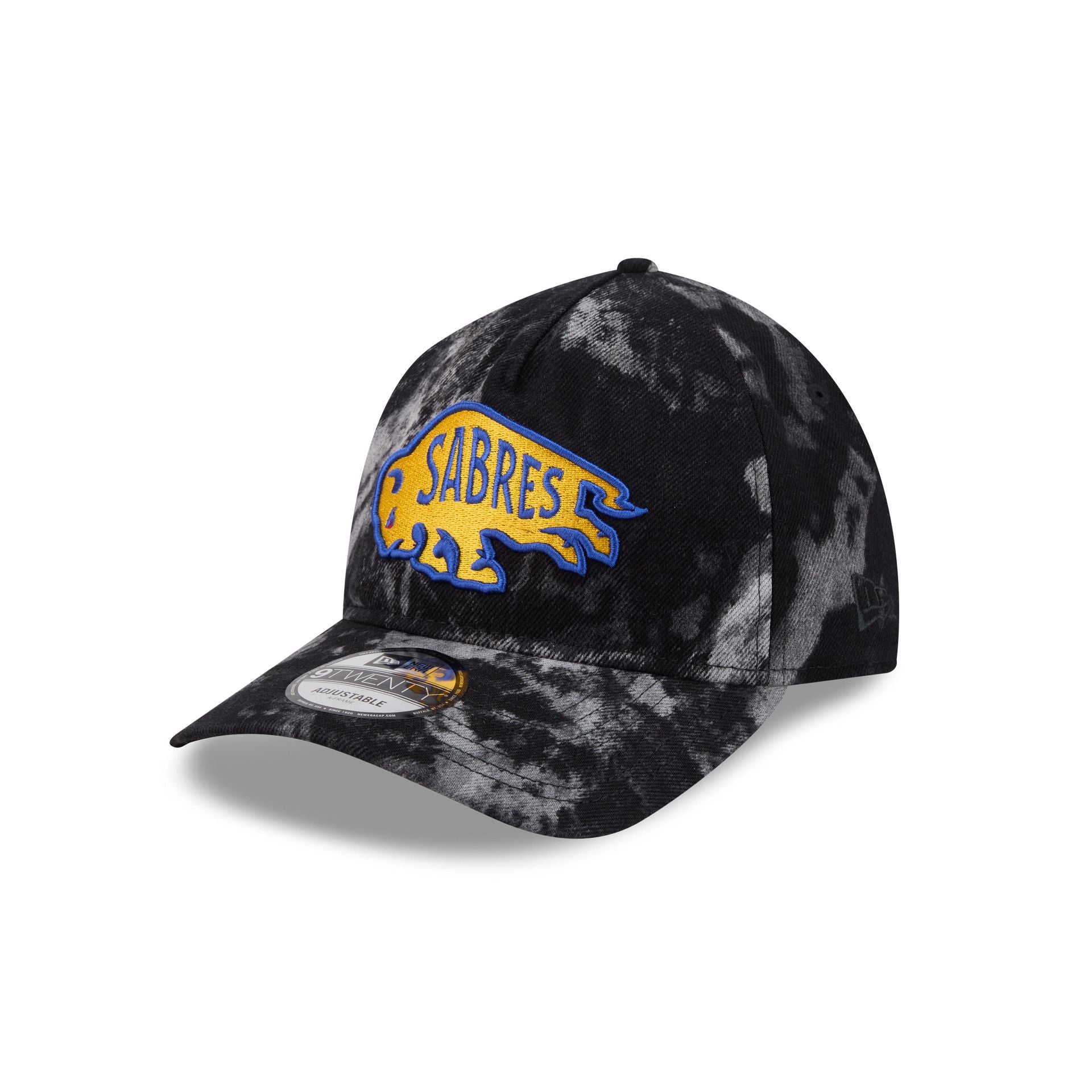 Buffalo Sabres Bleached Denim 9TWENTY A-Frame Adjustable Hat