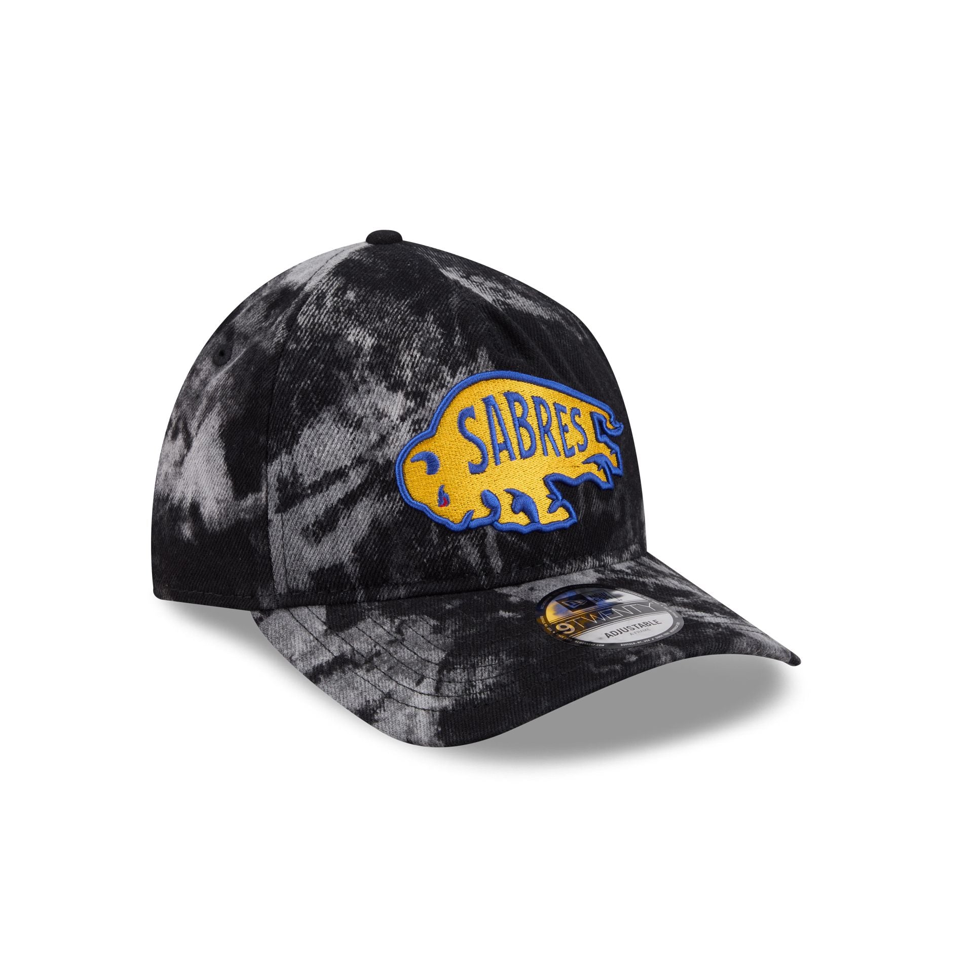 Buffalo Sabres Bleached Denim 9TWENTY A-Frame Adjustable Hat