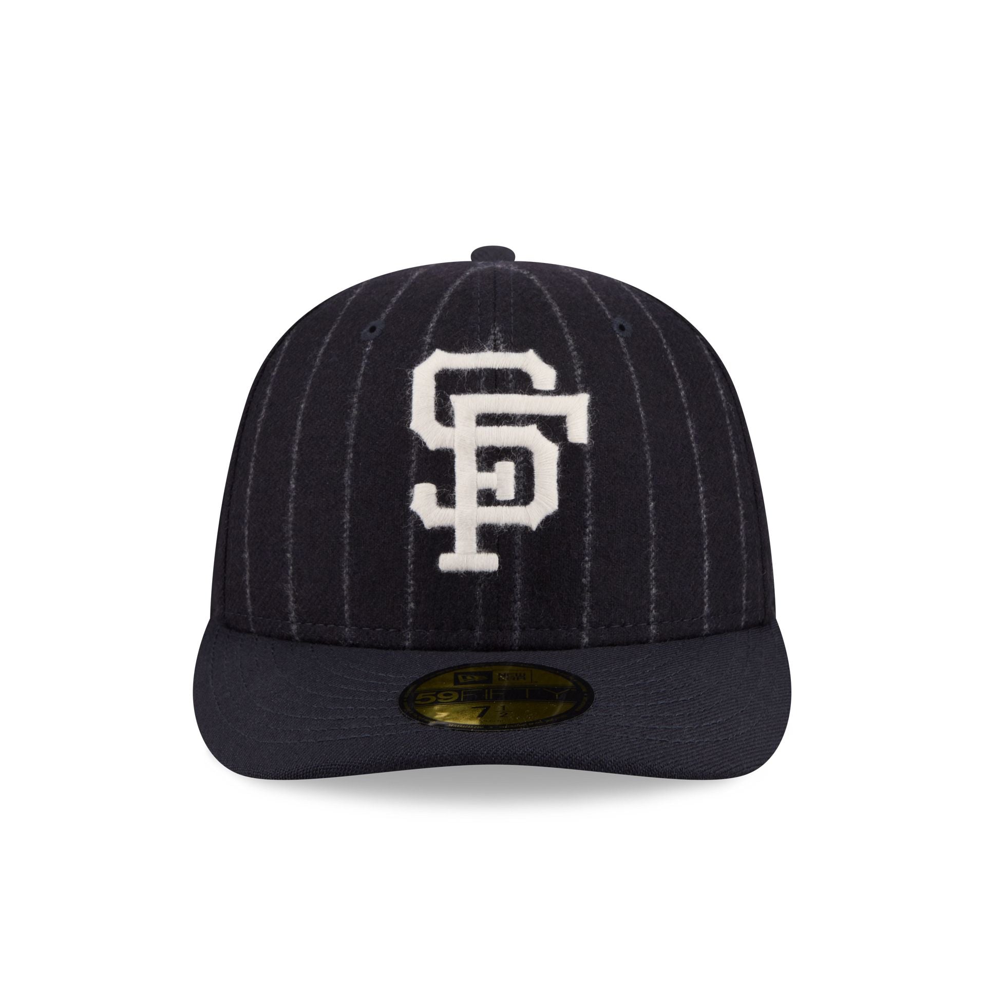 San Francisco Giants Pinstripe Merino & Cashmere Moon 59FIFTY Fitted Hat