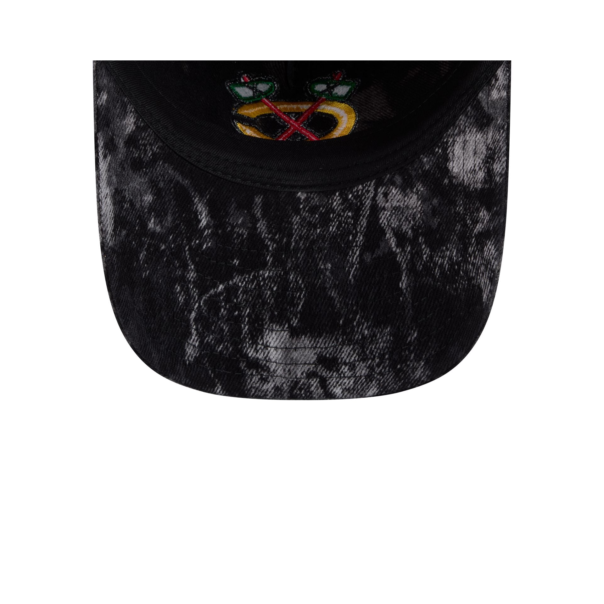 Chicago Blackhawks Bleached Denim 9TWENTY A-Frame Adjustable Hat