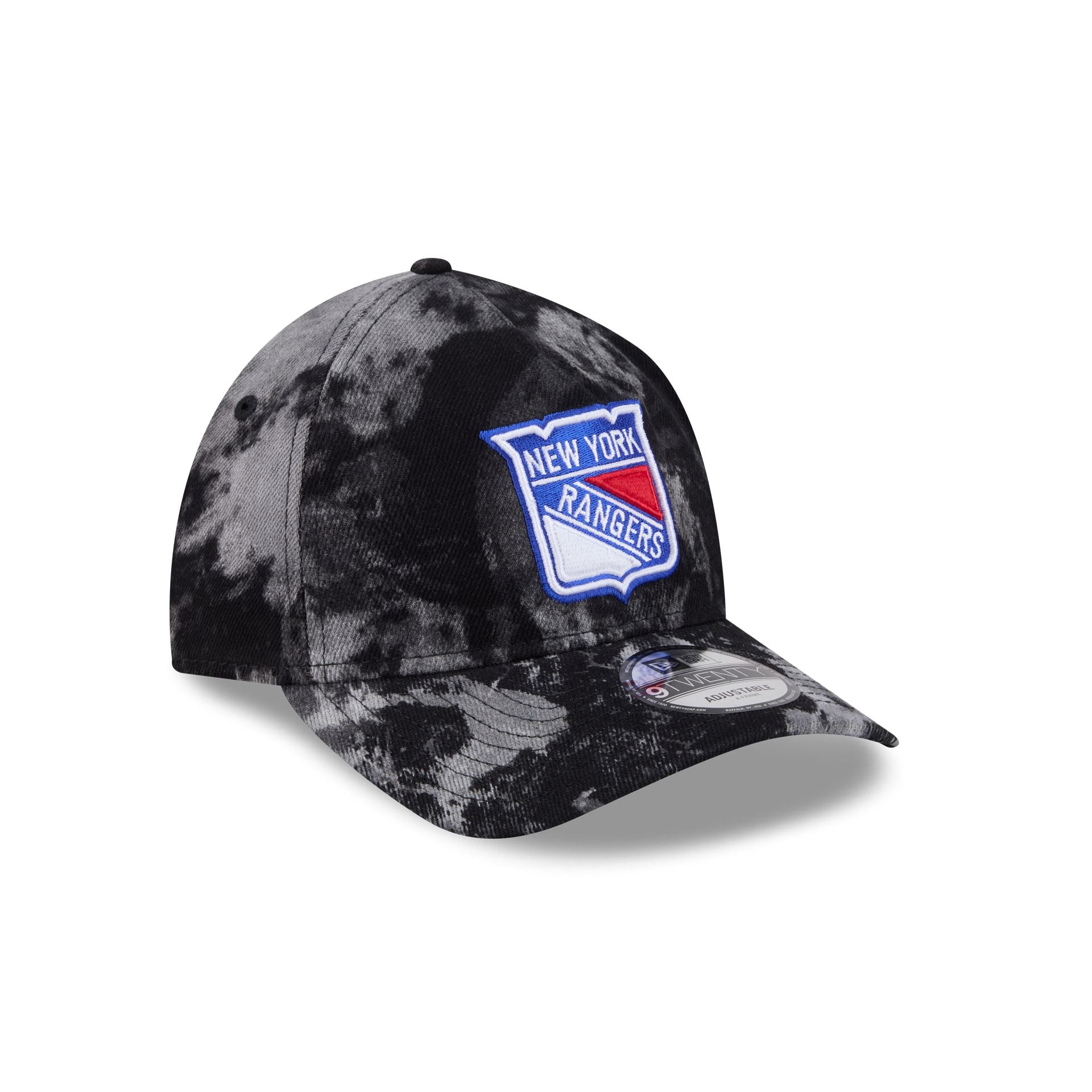 New York Rangers Bleached Denim 9TWENTY A-Frame Adjustable Hat
